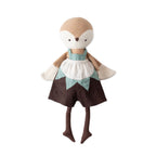 Patchwork Short Overalls for Dolls