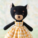 Honey Gingham Dress for Dolls