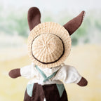 Patchwork Short Overalls for Dolls