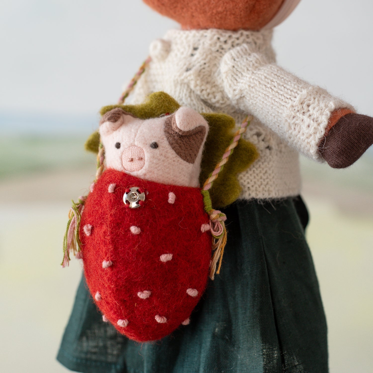 Strawberry Bag for Dolls