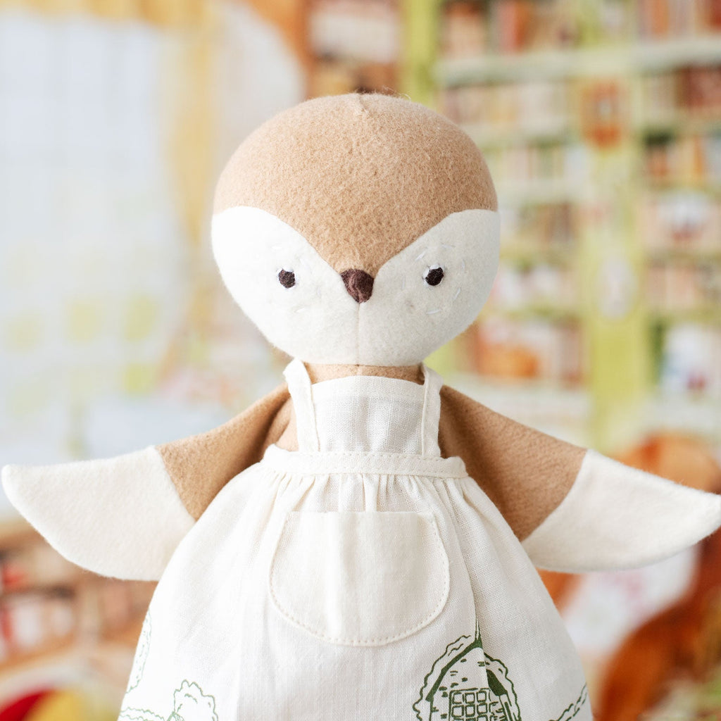 Village Stroll Apron Dress for Dolls
