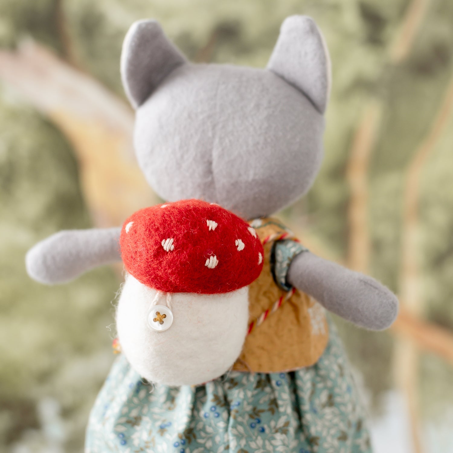 Toadstool Backpack for Dolls