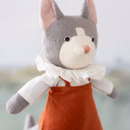 Spiced Cider Suspender Pants for Dolls