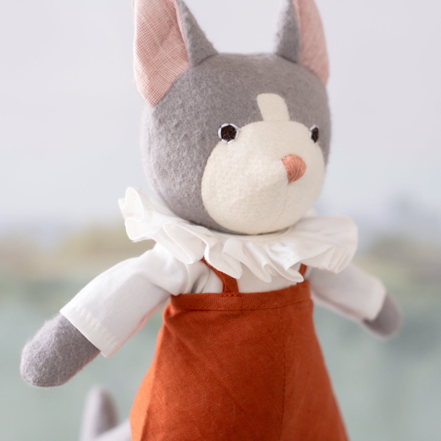 Spiced Cider Suspender Pants for Dolls