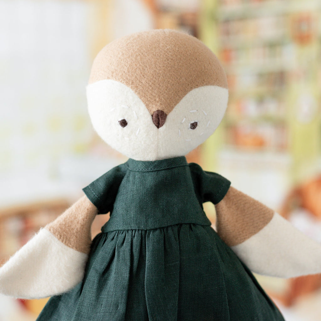 Deep Forest Dress for Dolls