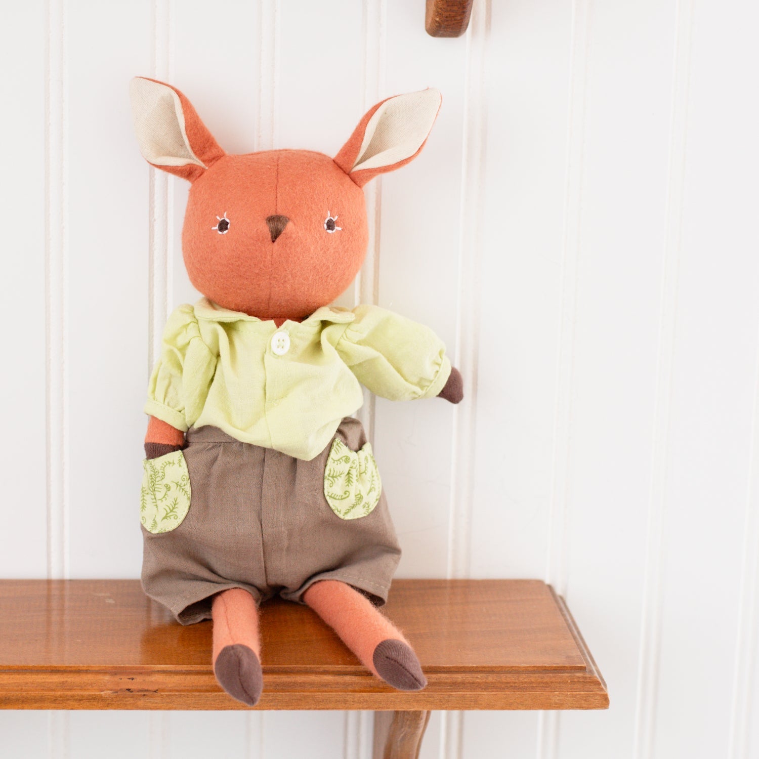 Spring Green Billowy Shirt for Dolls