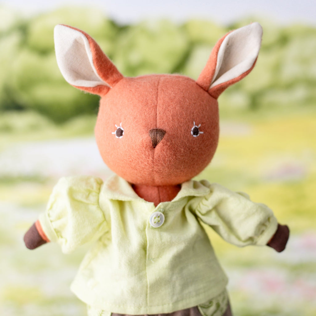 Spring Green Billowy Shirt for Dolls