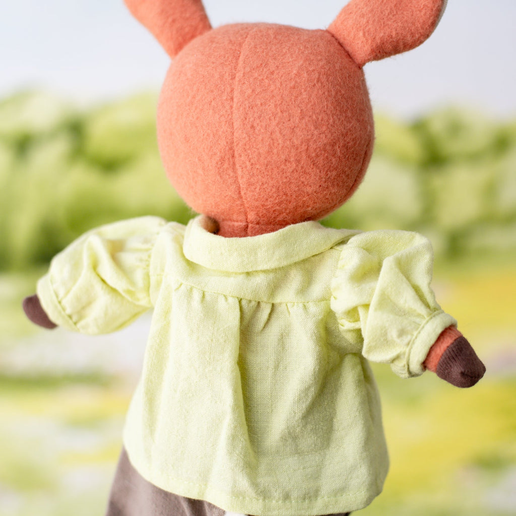 Spring Green Billowy Shirt for Dolls