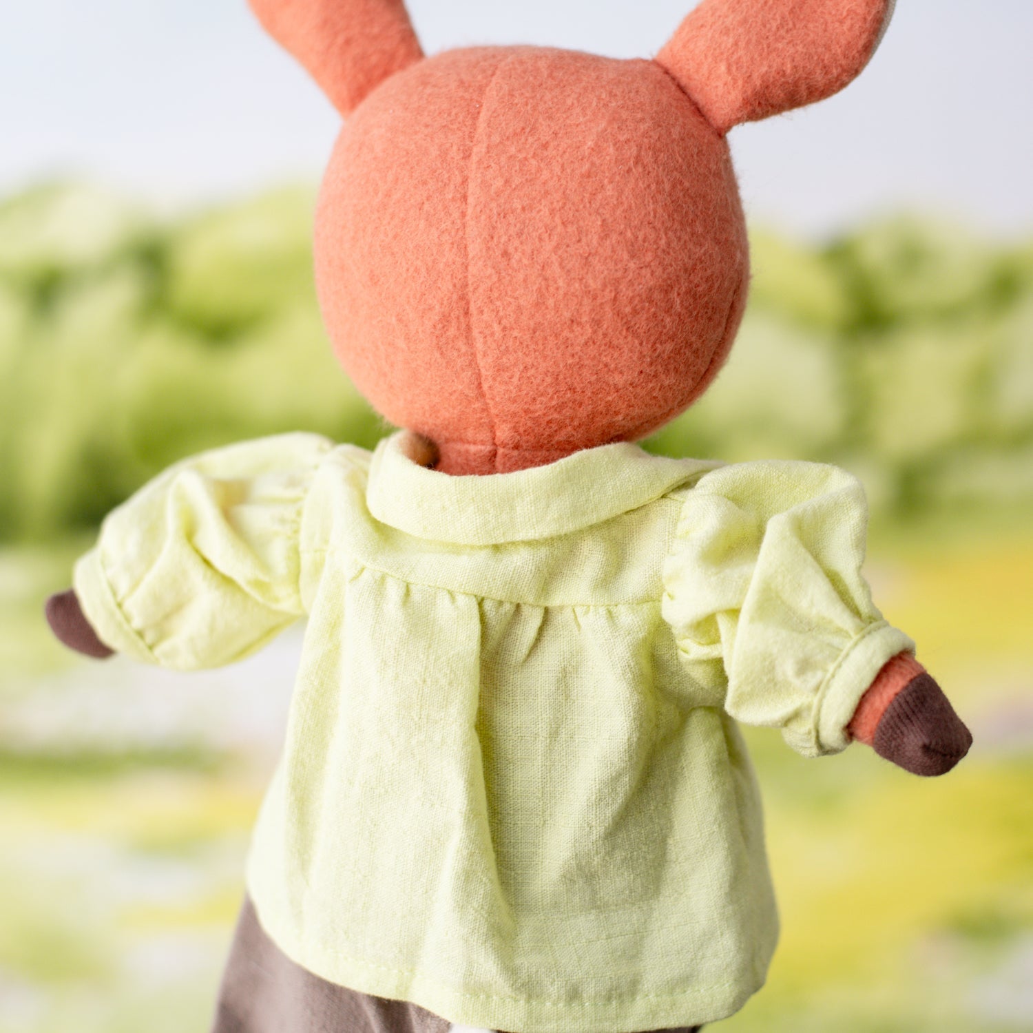 Spring Green Billowy Shirt for Dolls
