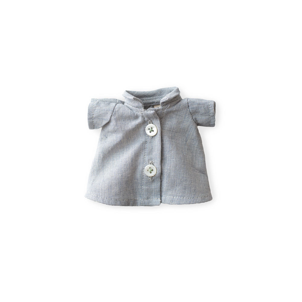 Blue Oxford Play Shirt for Dolls