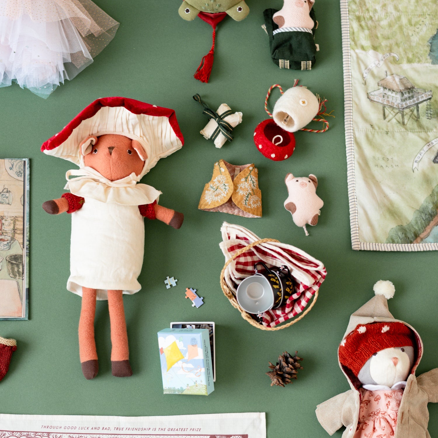 Giant Toadstool Costume for Dolls