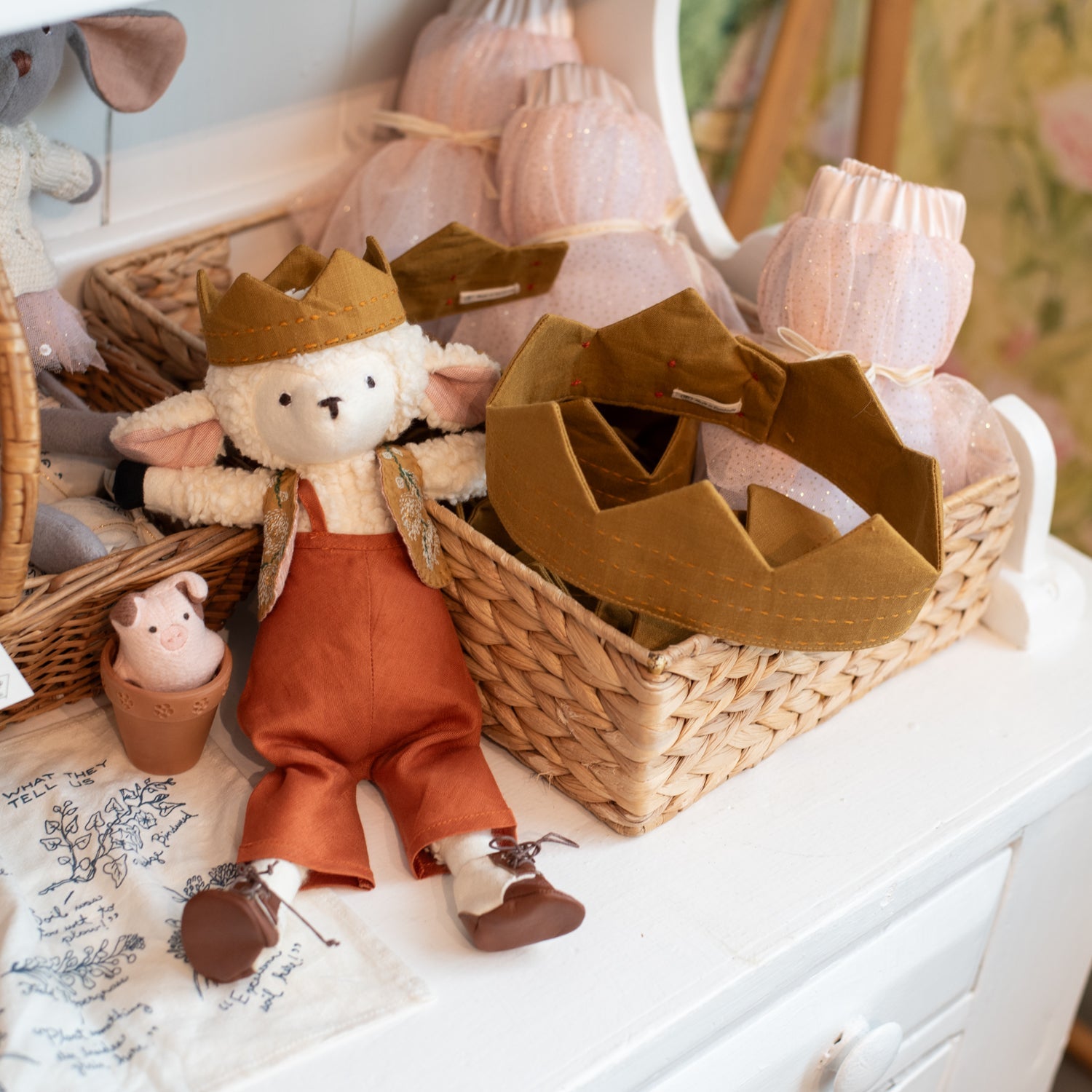Spiced Cider Suspender Pants for Dolls