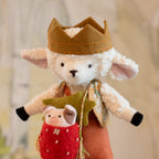 Golden Hazelnut Vest for Dolls
