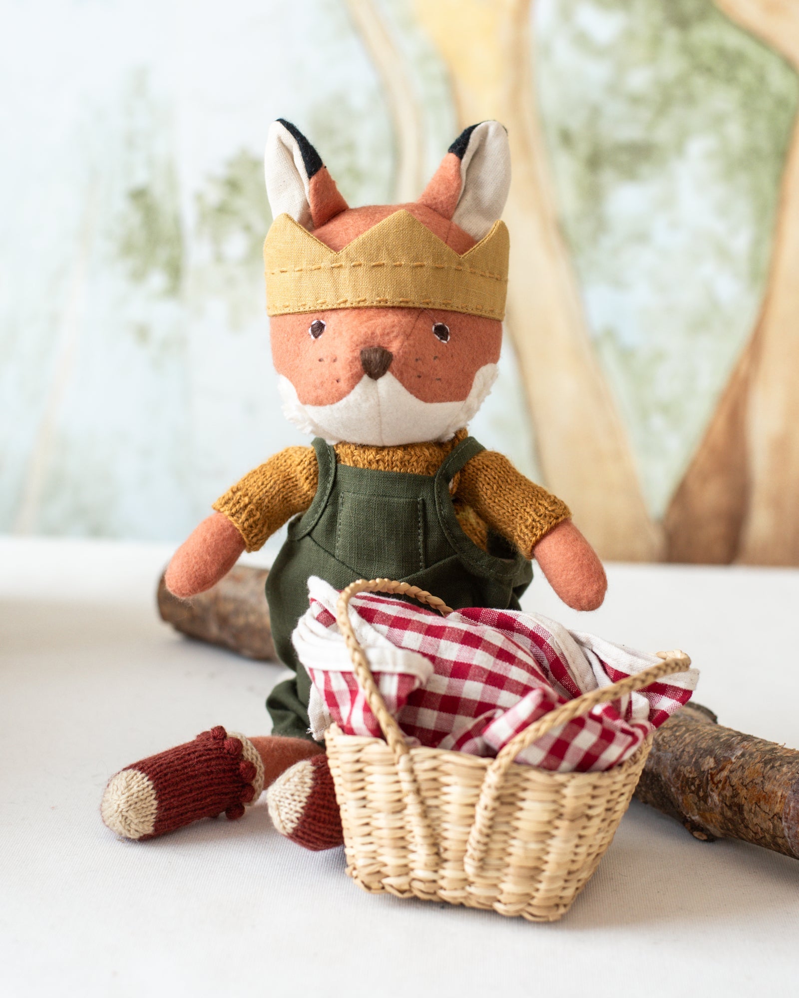 Picnic Basket Set for Dolls
